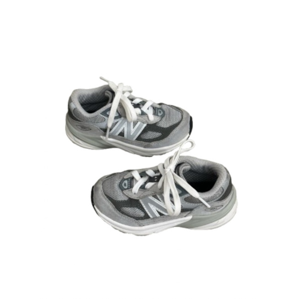 Toddler New Balance 990v6 Grey Sneakers 8 - Picture 4 of 8